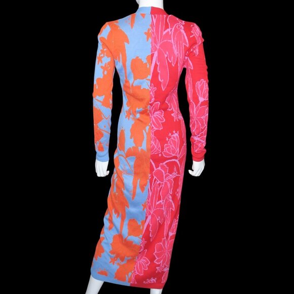 Farm Rio Mixed Living Nature Cardigan Sweater Dress Multicolored Women's XS - Picture 4 of 8